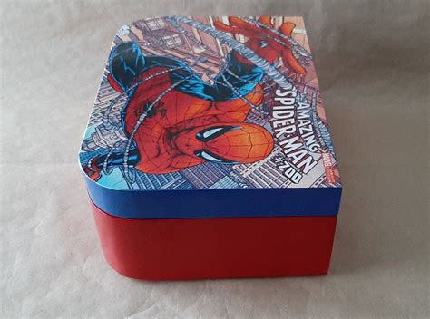 spider-man metal box|spider man gift box.